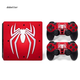 ภาพขนาดย่อของภาพหน้าปกสินค้าDobt_fashion Spider-Man สติ๊กเกอร์ตกแต่งสำหรับ Sony Playstation 4 PS 4 Slim จากร้าน dobetter.th บน Shopee ภาพที่ 2