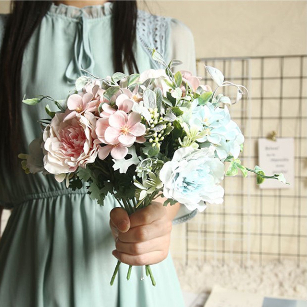ภาพสินค้าalisondz ดอกไม้ประดิษฐ์ดอกกุหลาบ peony สําหรับตกแต่งงานแต่งงานสวน จากร้าน alisondz.th บน Shopee ภาพที่ 6