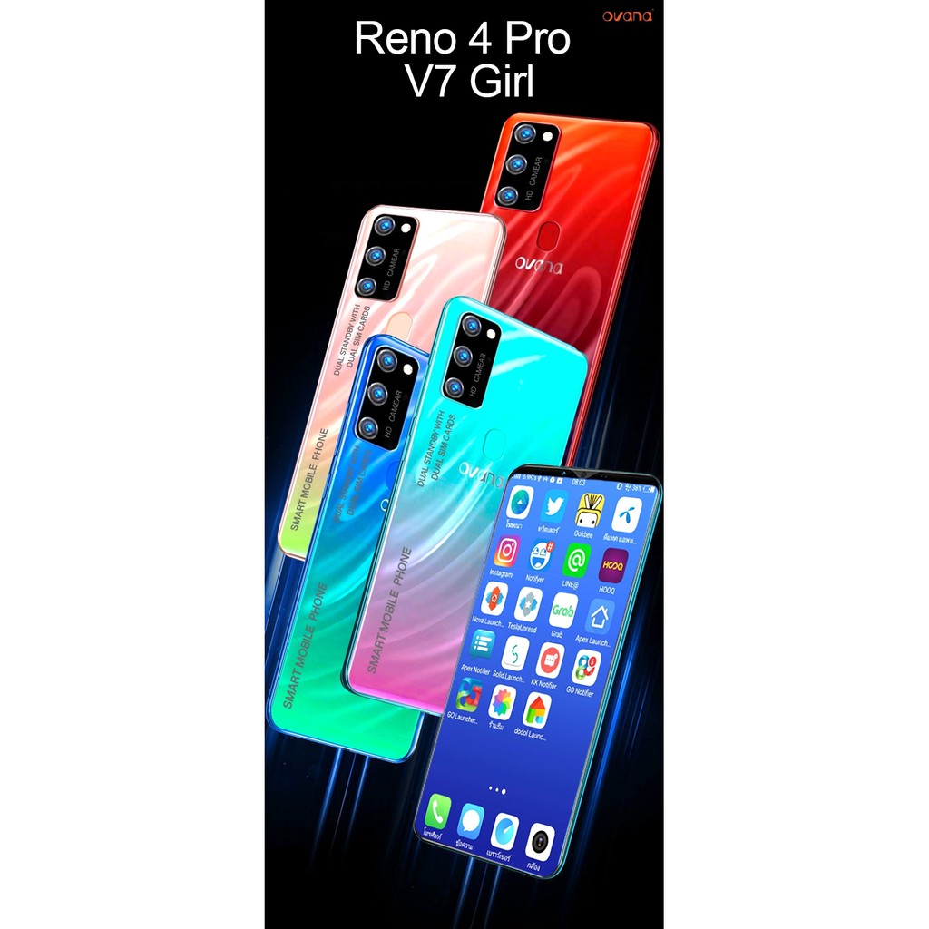 ภาพหน้าปกสินค้าโทรศัพท์มือถือ OVANA V7 GIRL RENO 4 PRO จอใหญ่ 6 นิ้ว Ram 3 Rom32 ประกันศูนย์ 1 ปีเต็ม จากร้าน ovanamobile บน Shopee