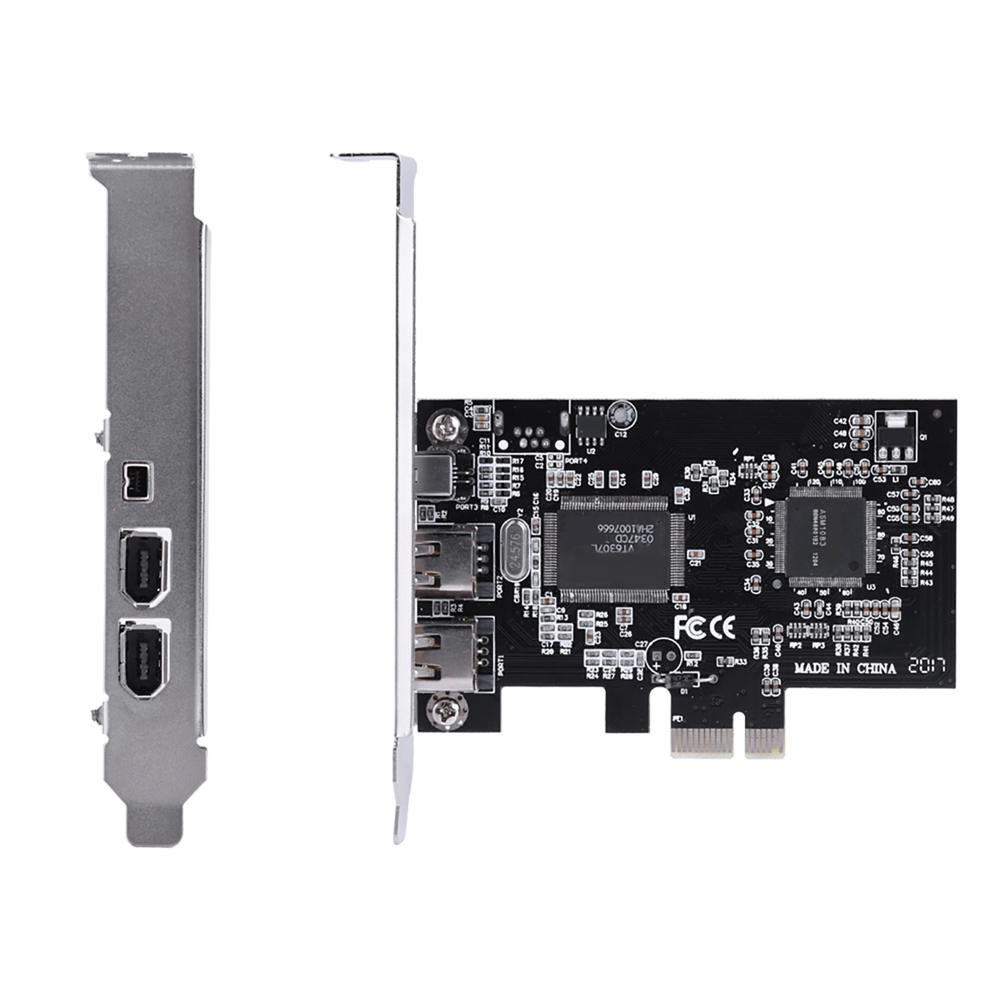 Carte Contrôleur PCI-E Firewire 1394a/b - Transfert 800 Mbps Pour Disque Dur, Caméscope | Compatible PC