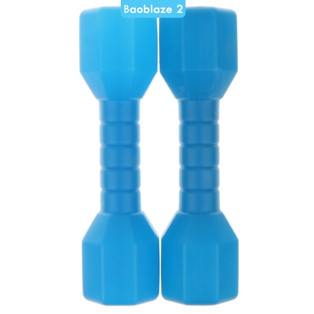 baoblaze2-ดัมเบลพลาสติกน้ําหนักเบาของเล่นสําหรับเด็ก-1-คู่