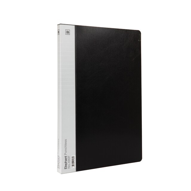 แฟ้มหนีบ ตราช้าง 490 F4 สีดำ | Shopee Thailand