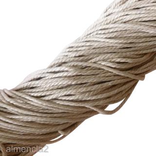 [ALMENCLA2] 10 Meters Waxed Cotton Beading Cord Thread Line 2mm Jewelry Making String 2m