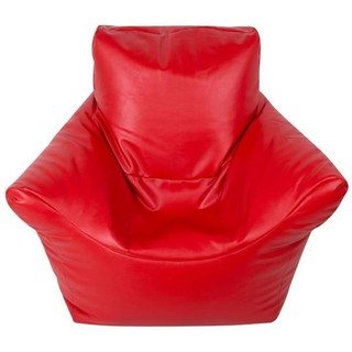 [หมดชั่วคราว]เก้าอี้ทรงโซฟา Arm Chair รุ่น Beanbag (สีแดง)