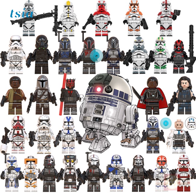 ของเล่นตัวต่อเลโก้ Star Wars Dune Moff Gideon Flame Trooper Greef Carga ...