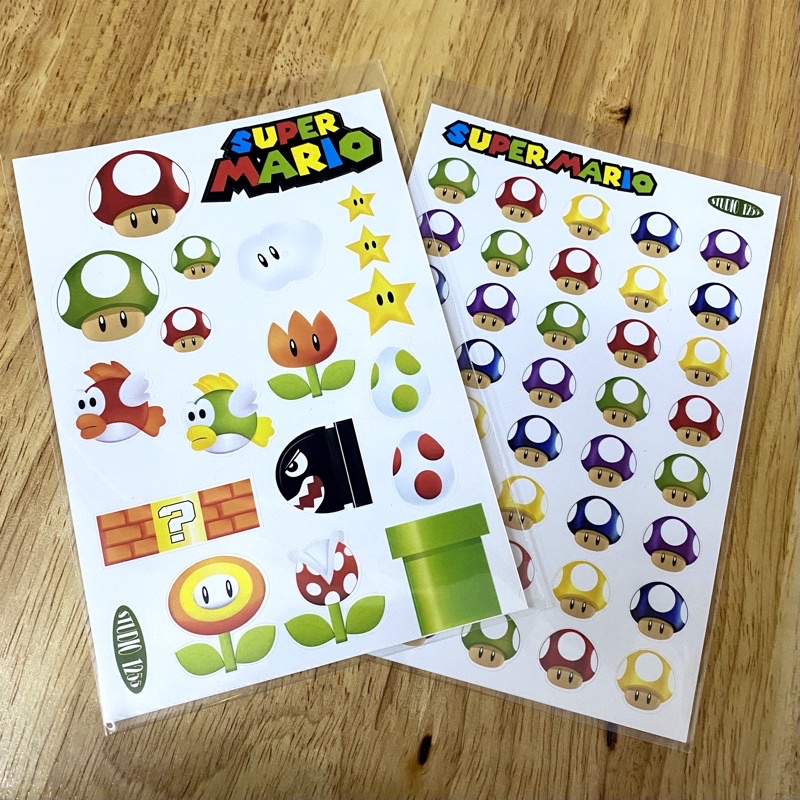 sticker-mario-set-ตกแต่งไดอารี่