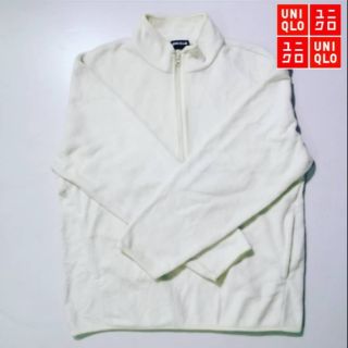 เสื้อ fleece uniqlo ซิบครึ่งตัว