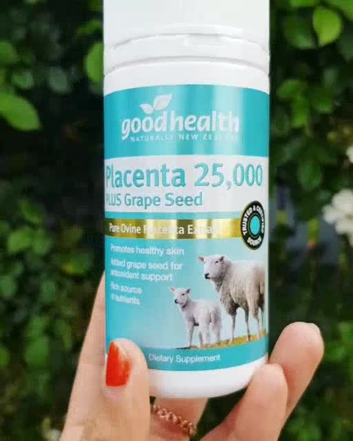 พร้อมส่ง-สินค้าใหม่ปี-2022-รกแกะเม็ด-สารสกัดเมล็ดองุ่น-good-health-sheep-placenta-plus-grape-seed-นิวซีแลนด์-goodhealth