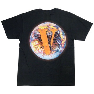 YLILI คลังสินค้าพร้อมทั้งปี Vlone น้ำ Wrld Dominationr Vwrld สวมใส่ Vlone Palm Angels เสื้อยืดอินเทรนด์เ เสื้อยืดผ้าฝ้าย