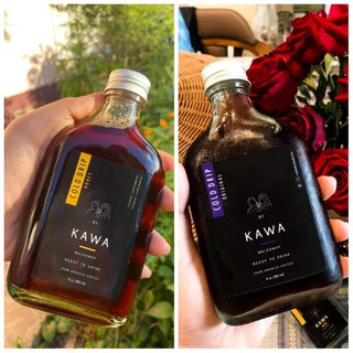 กาแฟ พร้อมดื่ม แบบขวด ตรา kawa colddrip by kawa อร่อย รสชาดดี