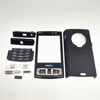 ภาพหน้าปกสินค้าเคสกรอบด้านหน้า และด้านหลัง ฝาครอบแบตเตอรี่ และปุ่มกดภาษาอังกฤษ สําหรับ Nokia N95 (8G Version) ที่เกี่ยวข้อง