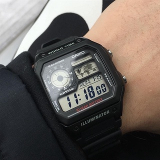 ร้านแนะนำCASIO นาฬิกาข้อมือผู้ชาย รุ่น AE 1200WH รับประกันศูนย์2ปี AE 1200WHB 1B AE 1200WHD AE 1200WH 1A AE 1200WH 1B img 2