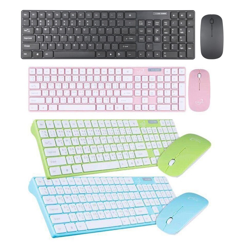 Primaxx Combo set Mouse + Keyboard ไร้สายรุ่น WS-KMC-8119 | Shopee Thailand