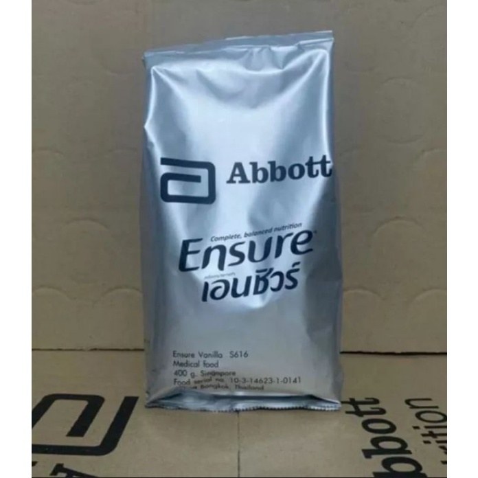 ภาพสินค้าEnsure เอนชัวร์ วานิลลา ธัญพืช ช็อคโกแลต 400 กรัม 1 กระป๋อง Ensure Vanilla Wheat Chocolate 400g 1 Tin จากร้าน surajak.c บน Shopee ภาพที่ 8