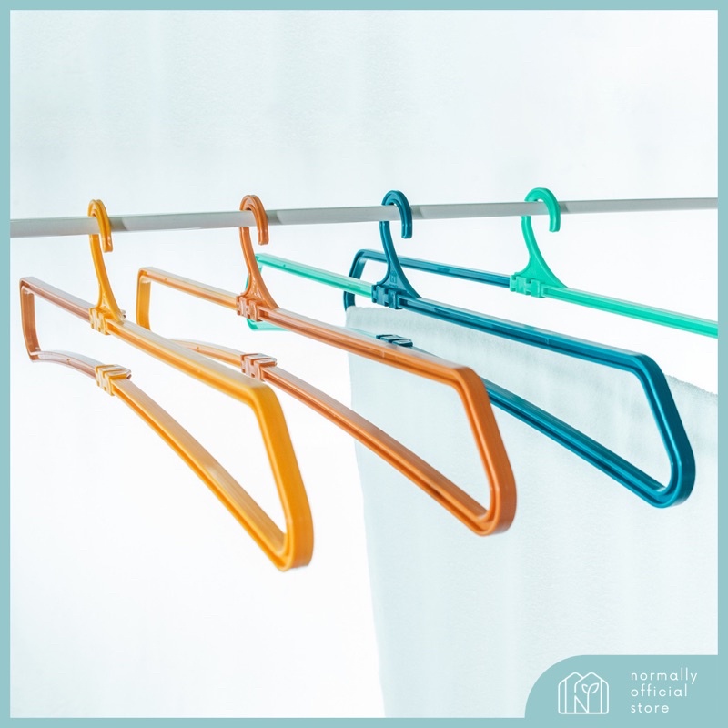 ภาพหน้าปกสินค้าNormally ไม้แขวนผ้าขนหนู ไม้แขวนผ้าเช็ดตัว ไม้แขวนเสื้อ Hanger