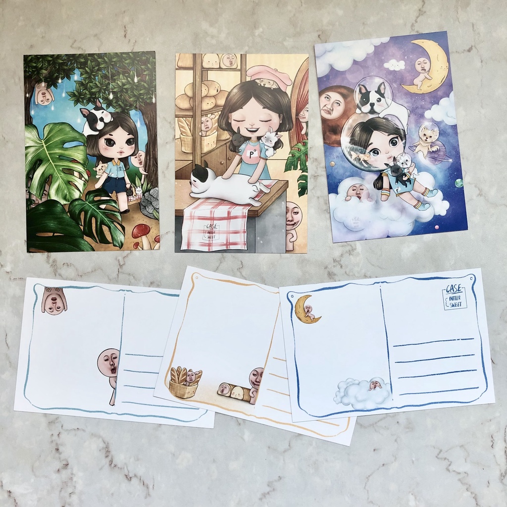 โปสการ์ด-postcard-วาดเองออกแบบเองไม่ซ้ำใครแน่นอน