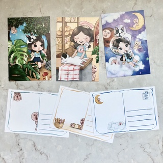 โปสการ์ด POSTCARD วาดเองออกแบบเองไม่ซ้ำใครแน่นอน