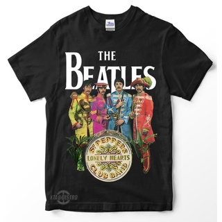 เสื้อยืดผ้าฝ้ายเสื้อยืด พิมพ์ลาย the beatles Onely Bearts CLUB Premium สําหรับผู้ชาย เสื้อยืดโอเวอร์ไซซ์ พิมพ์ลาย Pepper