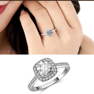 ภาพหน้าปกสินค้าแหวนสวมนิ้ว ประดับเพชร หรูหรา สไตล์เกาหลี สําหรับผู้หญิง ซึ่งคุณอาจชอบสินค้านี้