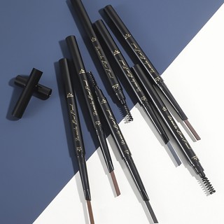 LAMEILA Brow Pencil ดินสอเขียนคิ้ว 2in1 พร้อมแปรงปัดคิ้ว แบบหมุน ปากกาเขียนคิ้ว ที่เขียนคิ้ว สีสวย ติดทนนาน คิ้วสวย