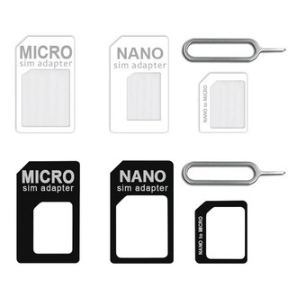 ภาพหน้าปกสินค้าSIM Card Adapter 4 in 1 Nano Micro SIM Adapters For iPhone ตัว เปลี่ยนซิม การ์ด แปลงซิม แปลงนาโนซิม ที่เกี่ยวข้อง