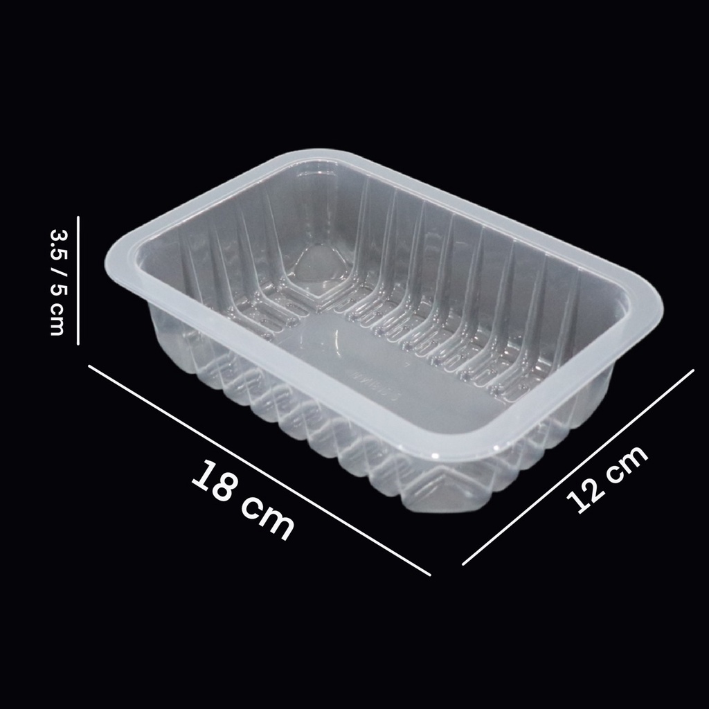 กล่องพลาสติกใส่อาหาร-กล่องppขนาด-18x12x3-5cm-ขนาด18x12x5cm