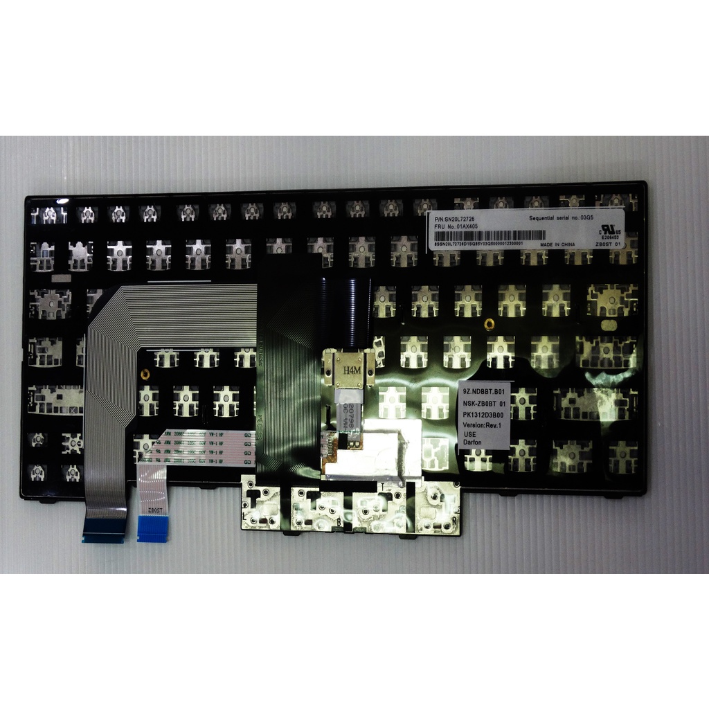 keyboard-ibm-thinkpad-t470-สีดำ-ภาษาไทย-อังกฤษ