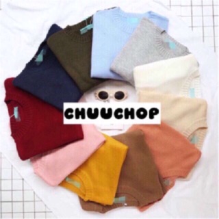 ภาพขนาดย่อของภาพหน้าปกสินค้าCHUUCHOP_พร้อมส่ง(C178)  Basic sweater เสื้อสเวตเตอร์ไหมพรมสไตล์เกาหลี จากร้าน chuuchop บน Shopee