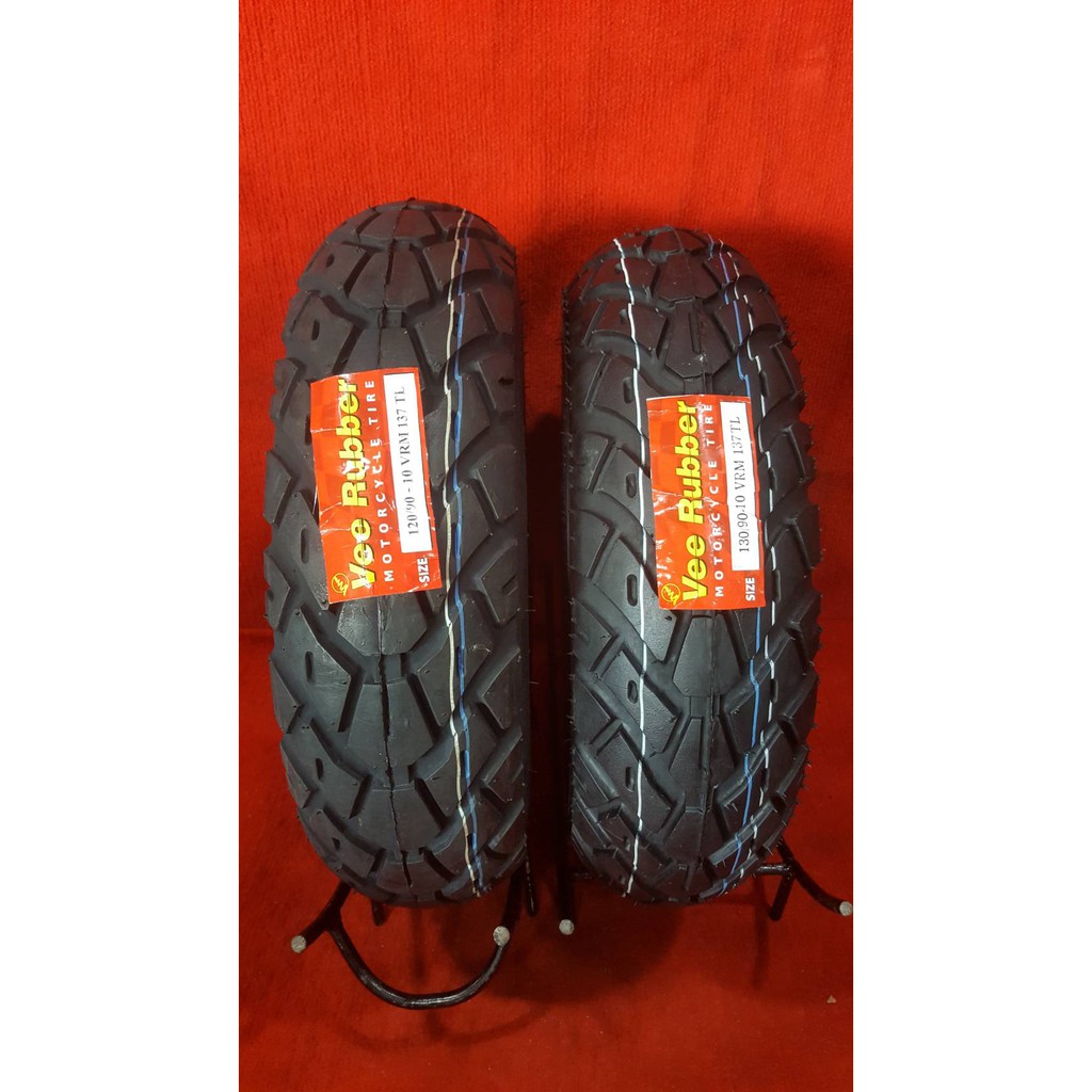 120-90-10-130-90-10-ปี21-1คู่-รุ่นvrm137-ยี่ห้อ-vee-rubber-รถสกู๊ตเตอร์-รถชาลี