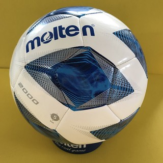สินค้า ลูกฟุตบอล ลูกบอล Molten F5A2000 เบอร์5 ลูกฟุตบอลหนังเย็บ [ของแท้ 100%]