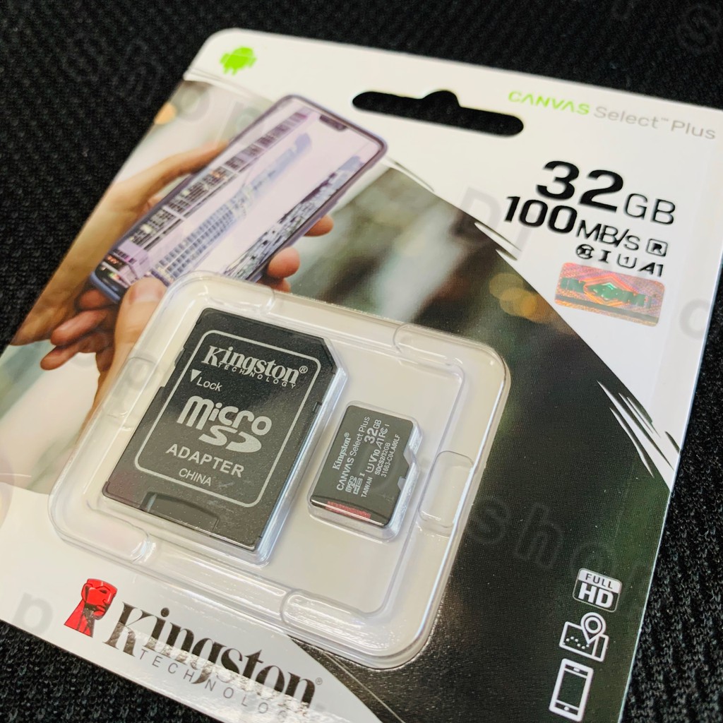 แท้-100-เมมโมรี่การ์ด-kingston-microsdhc-32gb-class-10-แพคกิ้งใหม่