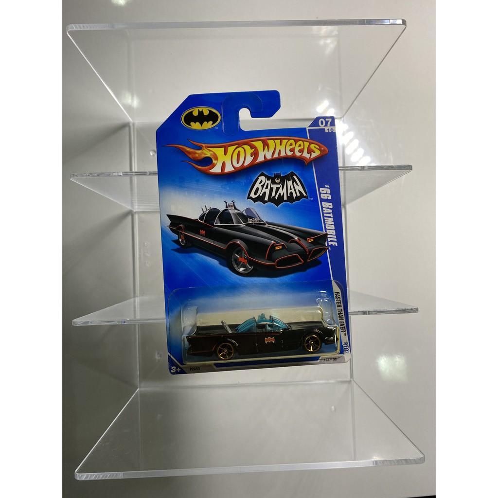 Hot wheels '66 BATMOBILE 2009 FASTER THAN EVER 07 OF 10 BATMAN | Shopee ...