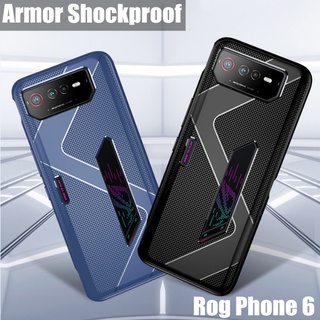 For ASUS ROG Phone 7 Case TPU Soft Silicone Armor Shockproof Bumper For ASUS ROG 6 5 Gaming Cooling Back Cover Phone6 ROG6