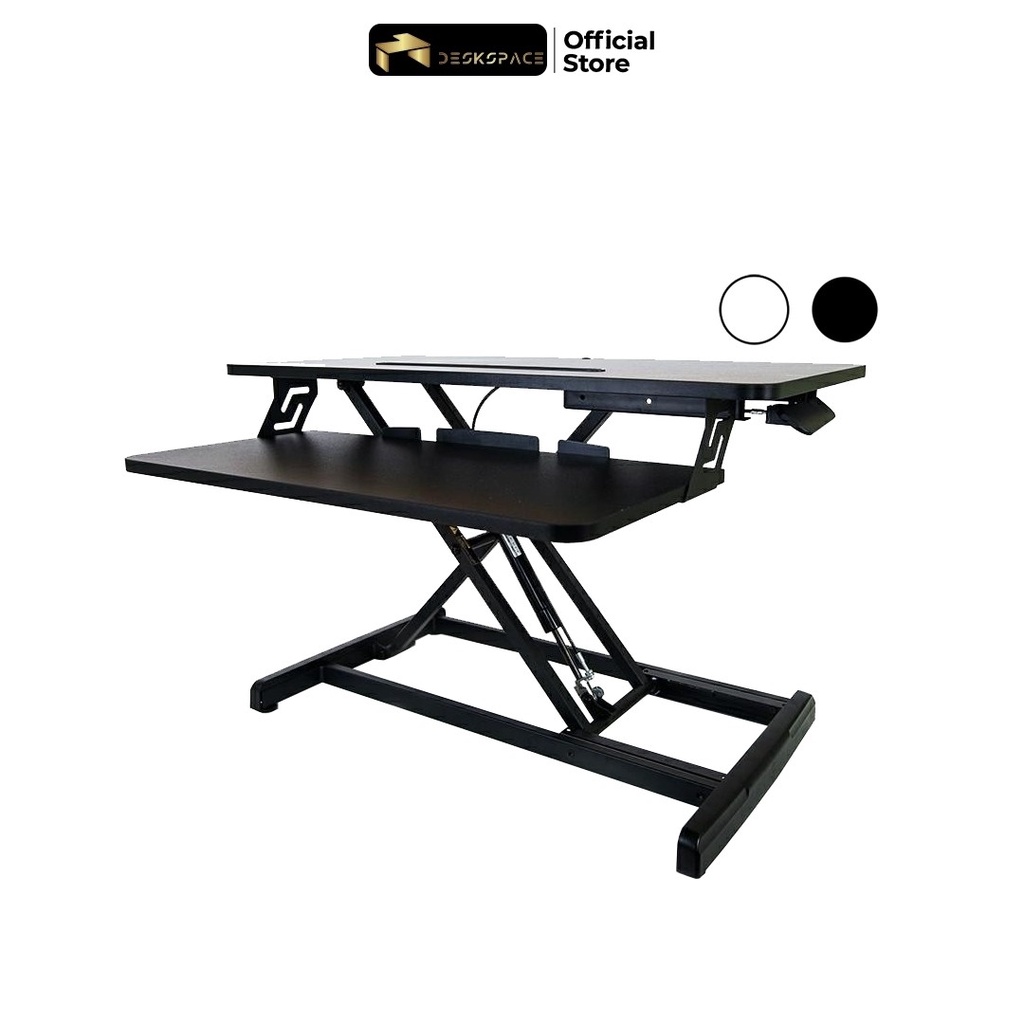 DESKSPACE Standing Desk โต๊ะปรับระดับขึ้นลงสมูทด้วยสปริง Shopee Thailand