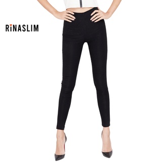 ภาพหน้าปกสินค้าRINASLIM กางเกงเก็บทรง กางเกงขาเรียว กางเกงขายาว สีดำ ที่เกี่ยวข้อง