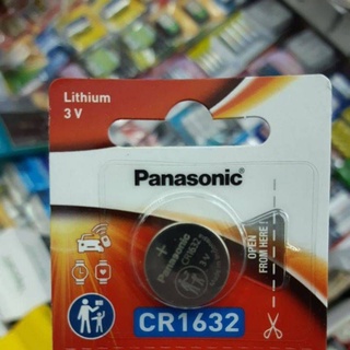 สินค้า ถ่าน Panasonic CR1632 3V สีแดง จำนวน 1ก้อน ของแท้บริษัท