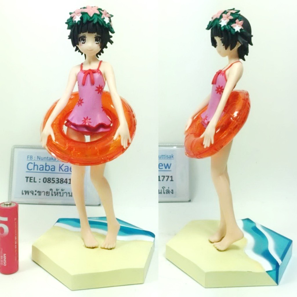 แท้-มือ2-animewild-to-aru-majutsu-no-index-ii-index-taito-swimming-pvc-figure-kagaku-no-railgun-uiharu-kazari