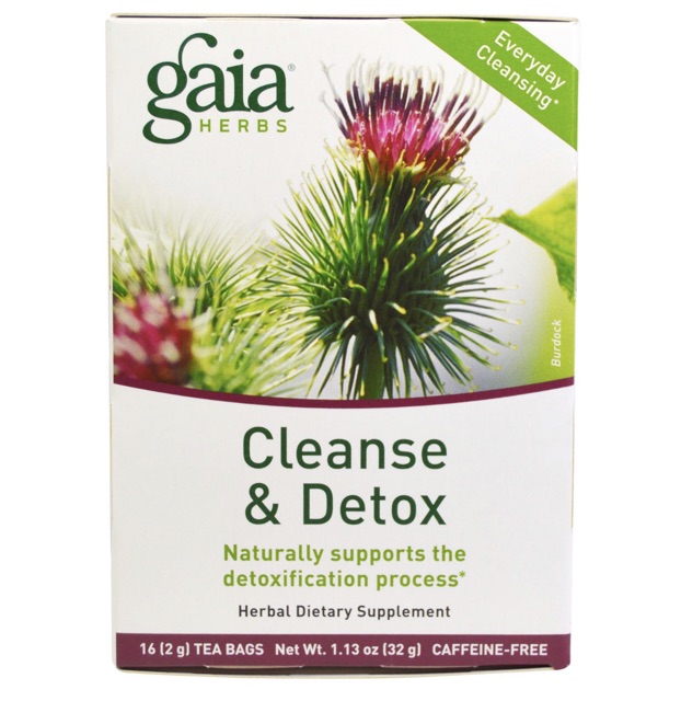 tea-ชา-detox-ไม่มีคาเฟอีน-16ซอง-มีให้เลือก2ยี่ห้อ-yogi-และ-gaia-หรือ-echinacea-หรือgreen-tea-หรือ-immune-support