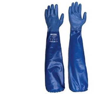 ถุงมือผ้าเคลือบยางไนไตร ยาว 65 ซม. รหัสสินค้า : SUMBF4BLSL