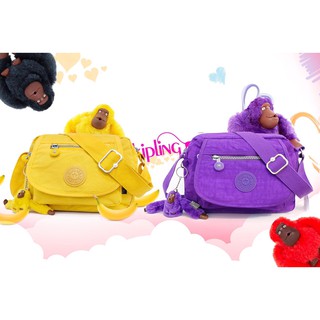 กระเป๋าสะพายข้าง ผู้หญิง แฟชั่น Kipling Sabian สีล้วน