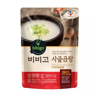 ซุปกระดูกวัวปรุงสำเร็จรูป cj bibigo beef bone soup [Original] 비비고사골곰탕 500g. korean soup &amp; cj bibigo food collection