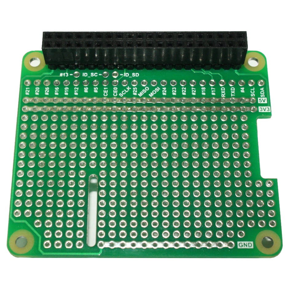 Tie Prototype Shield Rev.B for Raspberry Pi B+ / A+ / Pi 2 (ขายาว ...