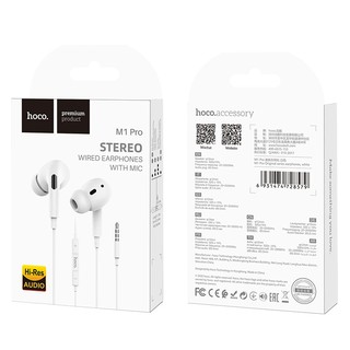 M1 Pro Original series, wired earphones with mic, 1.2m, elastic cable, audio plug 3.5mm.