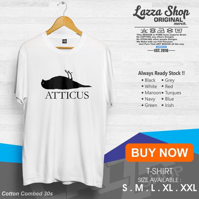 เสื้อยืด-พิมพ์ลาย-distro-atticus-aku