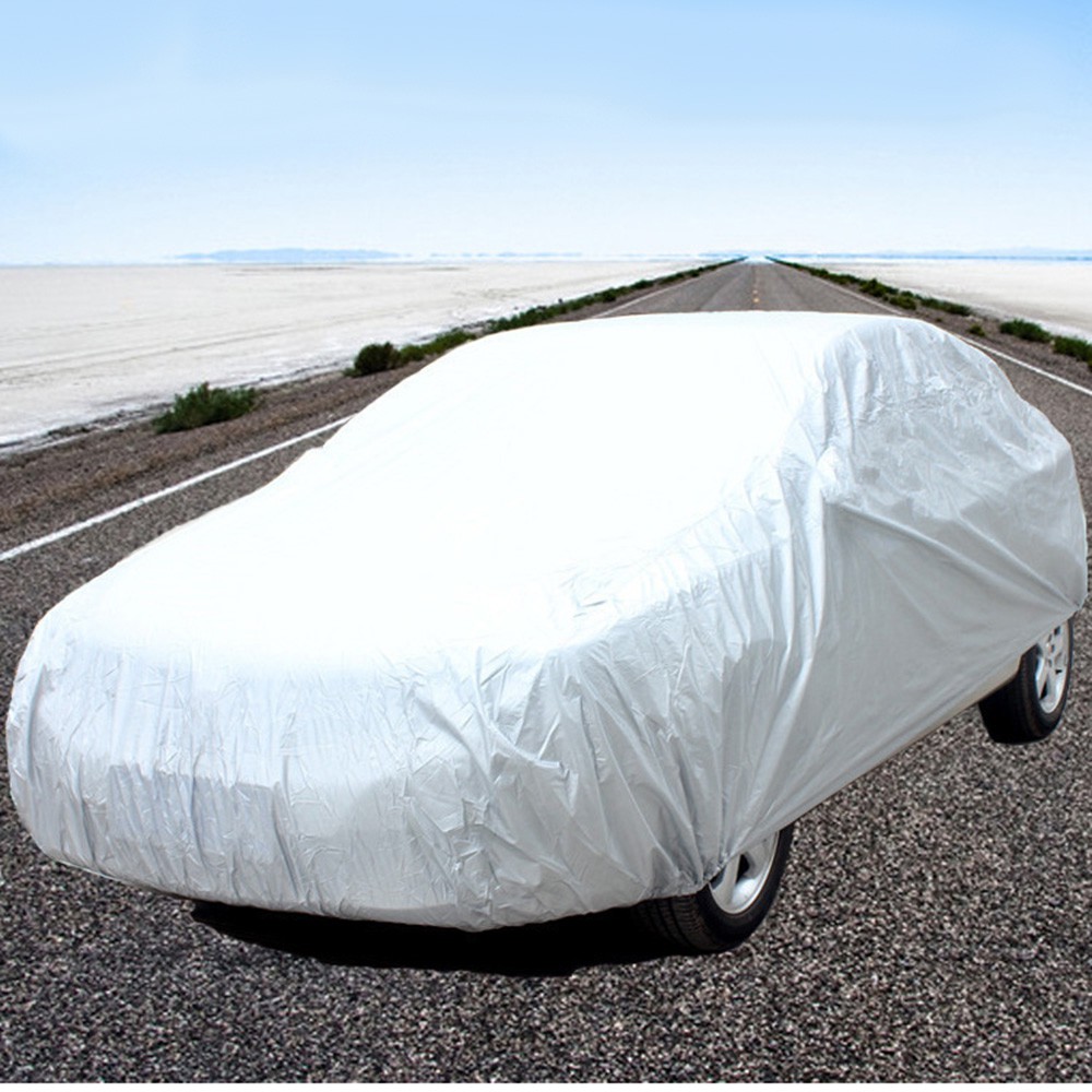 ผ้าคลุมรถยนต์-car-cover-ใช้คลุมรถเก๋ง-รถกระบะ-กันแดด-กันฝุ่น-กันน้ำ