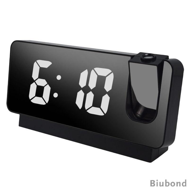 biubond-นาฬิกาปลุกโปรเจคเตอร์อิเล็กทรอนิกส์-แบบตั้งโต๊ะ-สําหรับผู้สูงอายุ-ห้องนอน
