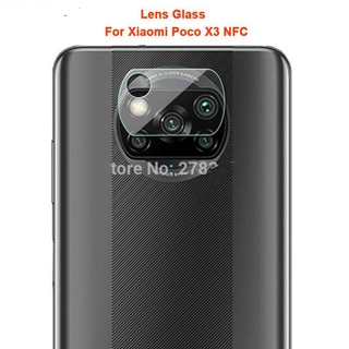 Xiaomi Poco X3 NFC 6.67" Clear Ultra Slim Back Camera Lens Protector Rear Camera Lens Cover Tempered Glass Protection Film