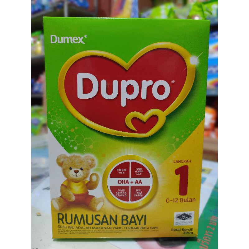 ภาพหน้าปกสินค้าDumex Dupro นมผงเด็ก สูตร 1-2 น้ำหนัก 300 กรัม สำหรับเด็ก 0-36 เดือน จากร้าน ashraf.che บน Shopee