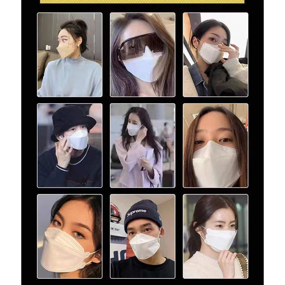 ภาพสินค้าKN 95 / KF94 3D Mask หน้ากากอนามัย เเพ๊คละ10ชิ้น หน้ากากอนามัยทรงเกาหลี แพคเกจใหม่​ จากร้าน jzhouxue บน Shopee ภาพที่ 2