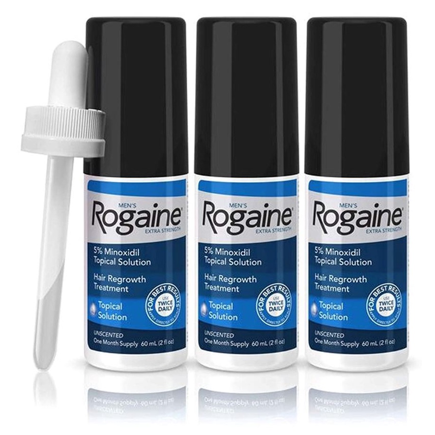 rogaine-lotion-5-ไมนอกซิดิล-น้ำยาปลูกผมสำหรับผู้ชาย-ชุด-3-เดือน-rogaine-mens-extra-strength-5-minoxidil-3-month